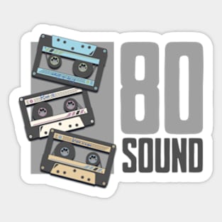 80's Sound! Sticker